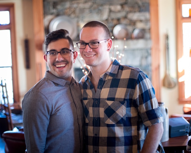 My son Kyle and his soon-to-be hubby, Kevin